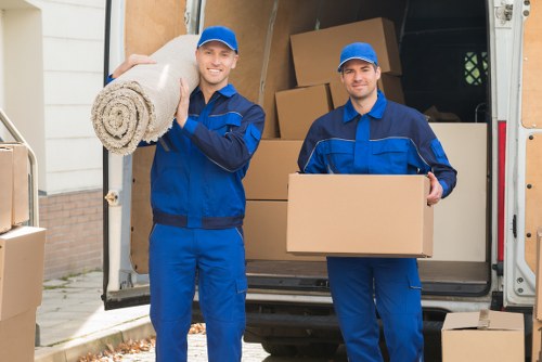 Preparing a piano for safe transport in a Highbury property