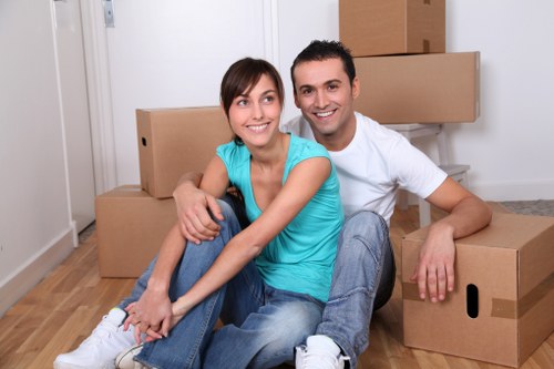 Team handling office and retail relocation tasks in Highbury