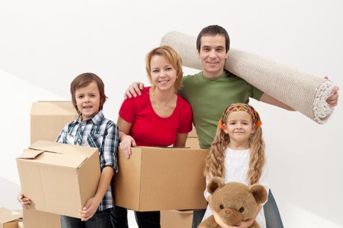 Local packing service planning for Highbury flats and narrow access