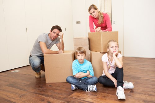 Commercial furniture pick-up service in Highbury for desks and office chairs