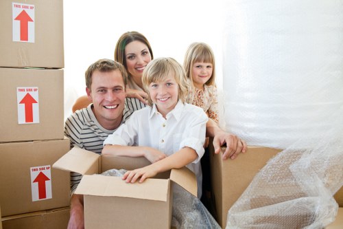 Packing and organising business contents before a Highbury move