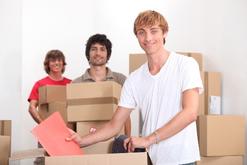 Packing and loading service for a Highbury house move